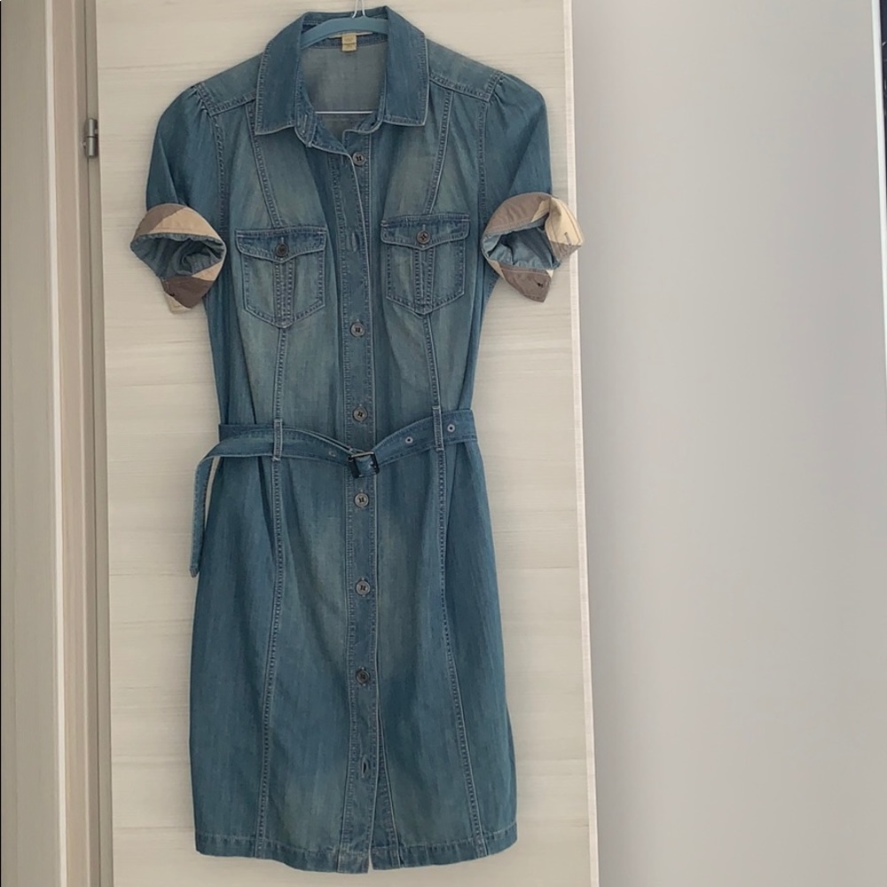 BURBERRY BRIT DENIM DRESS